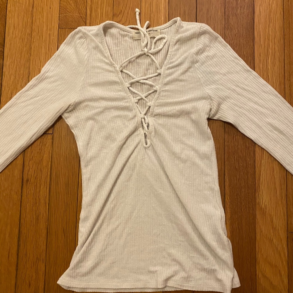 NW Urban Outfitters lace up top